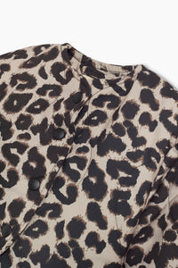 The New Society Moosie giacca neonato leopardata trapuntata
