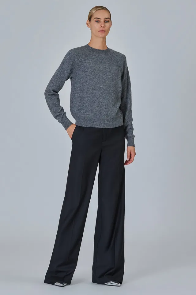 Sa Su Phi Round Neck maglione 38 girocollo spazzolato