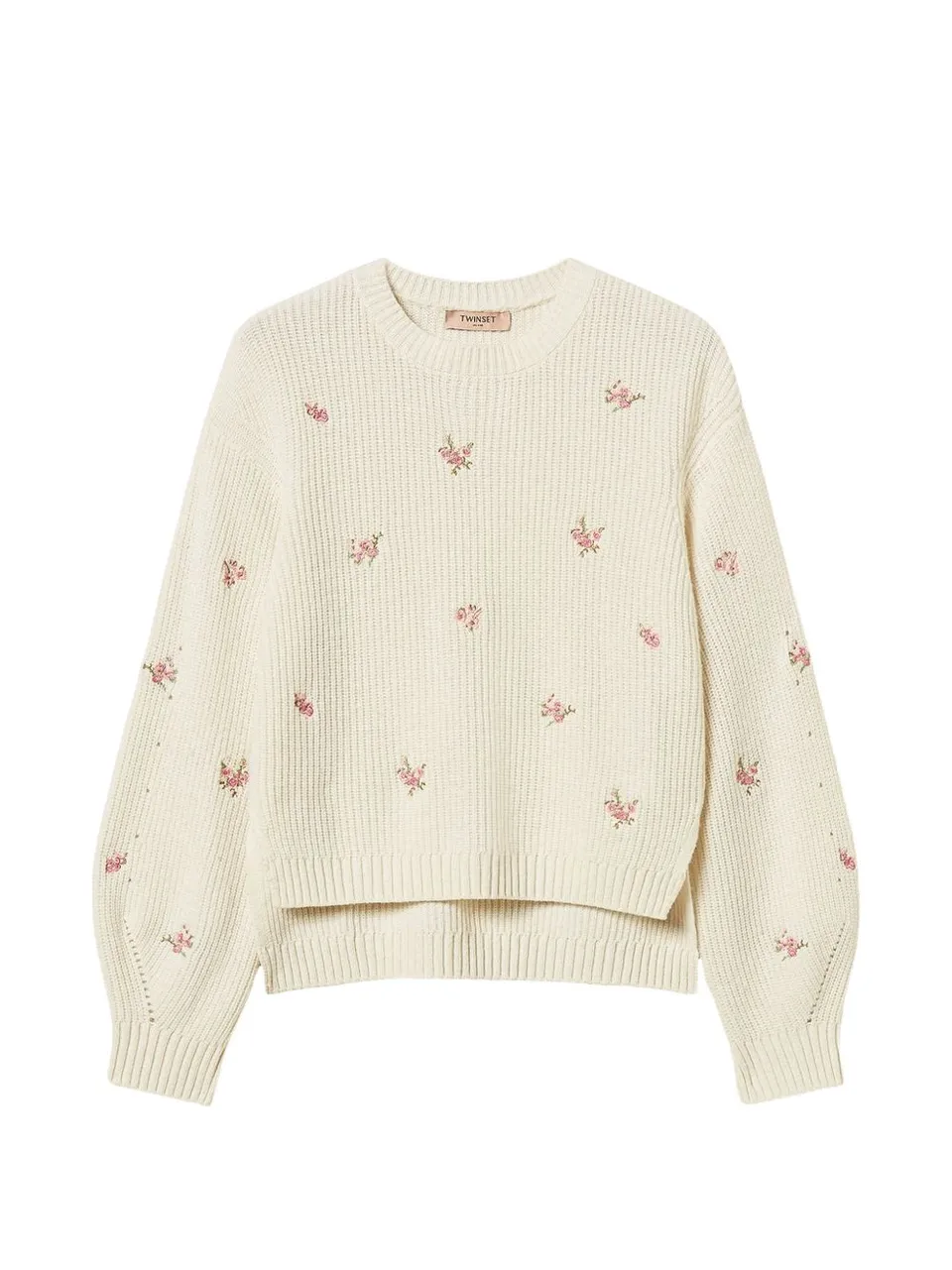 Twinset 262TP3410 maglia bianco madreperla