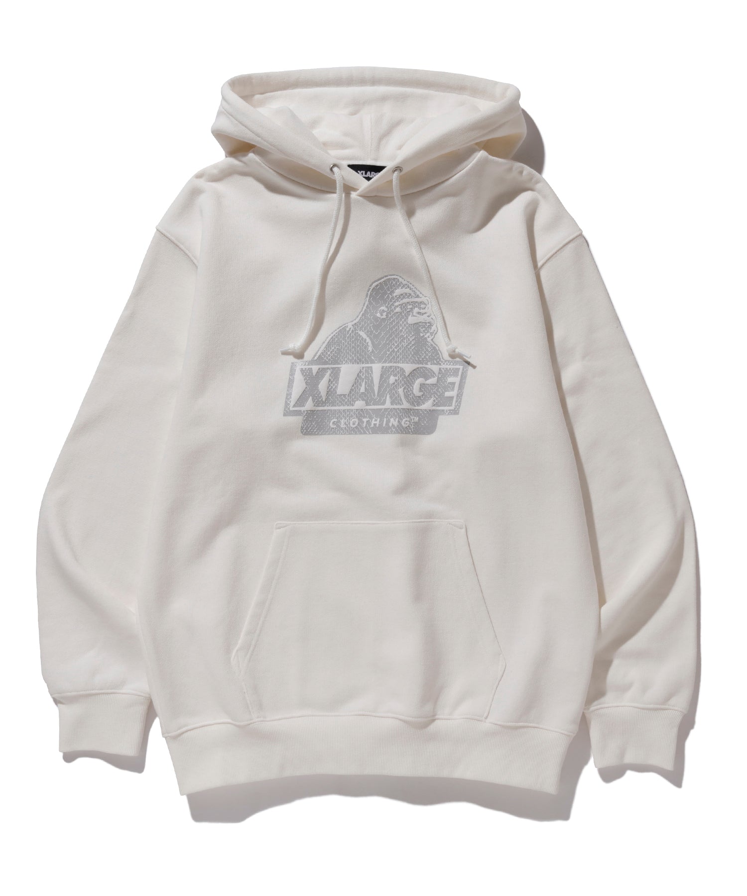 X-Large Python Slanted OG felpa cappuccio bianca S