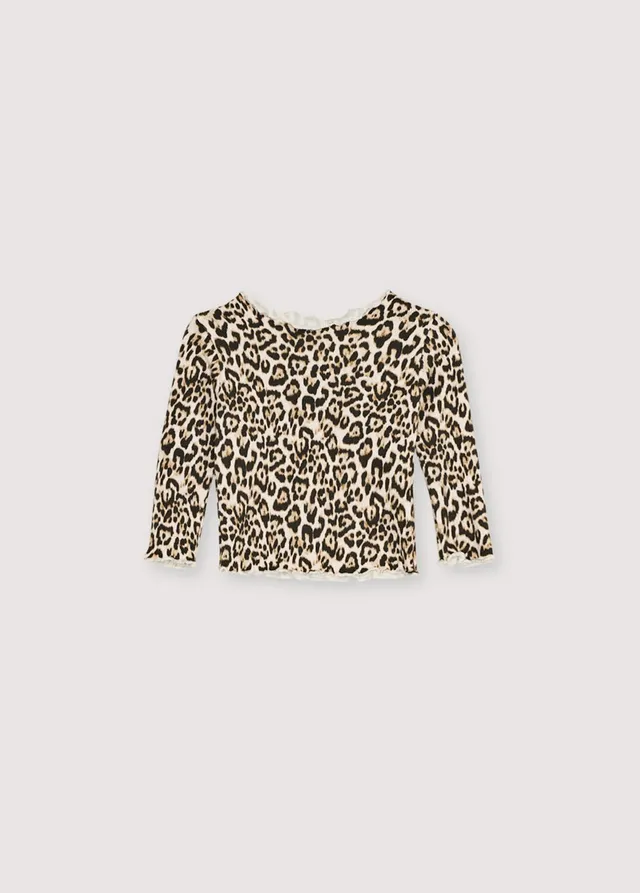 The New Society Nelia maglietta baby leopardo 6 mesi