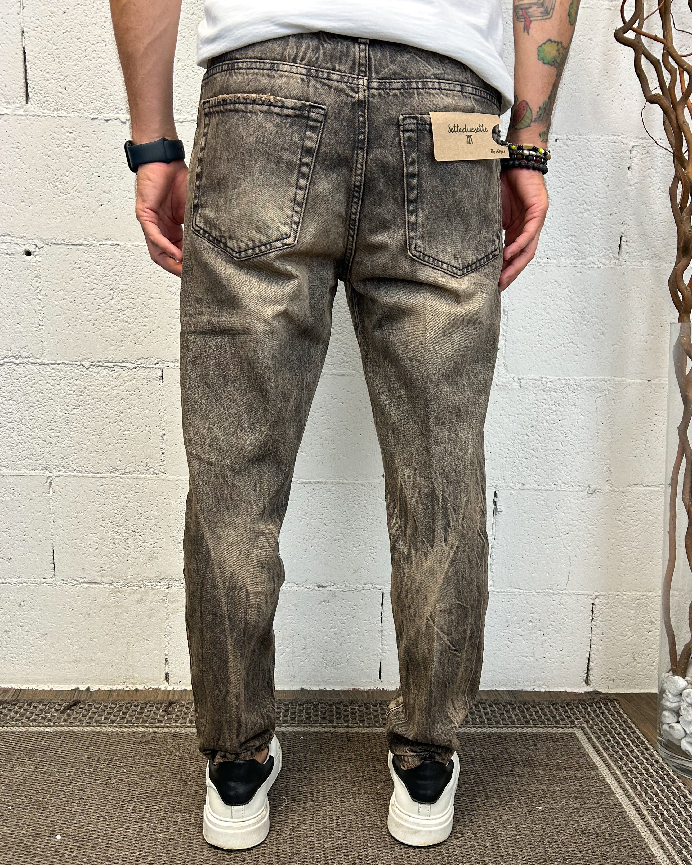 ONLYONE 727 KLIXS Carrot jeans marmorizzato regolare