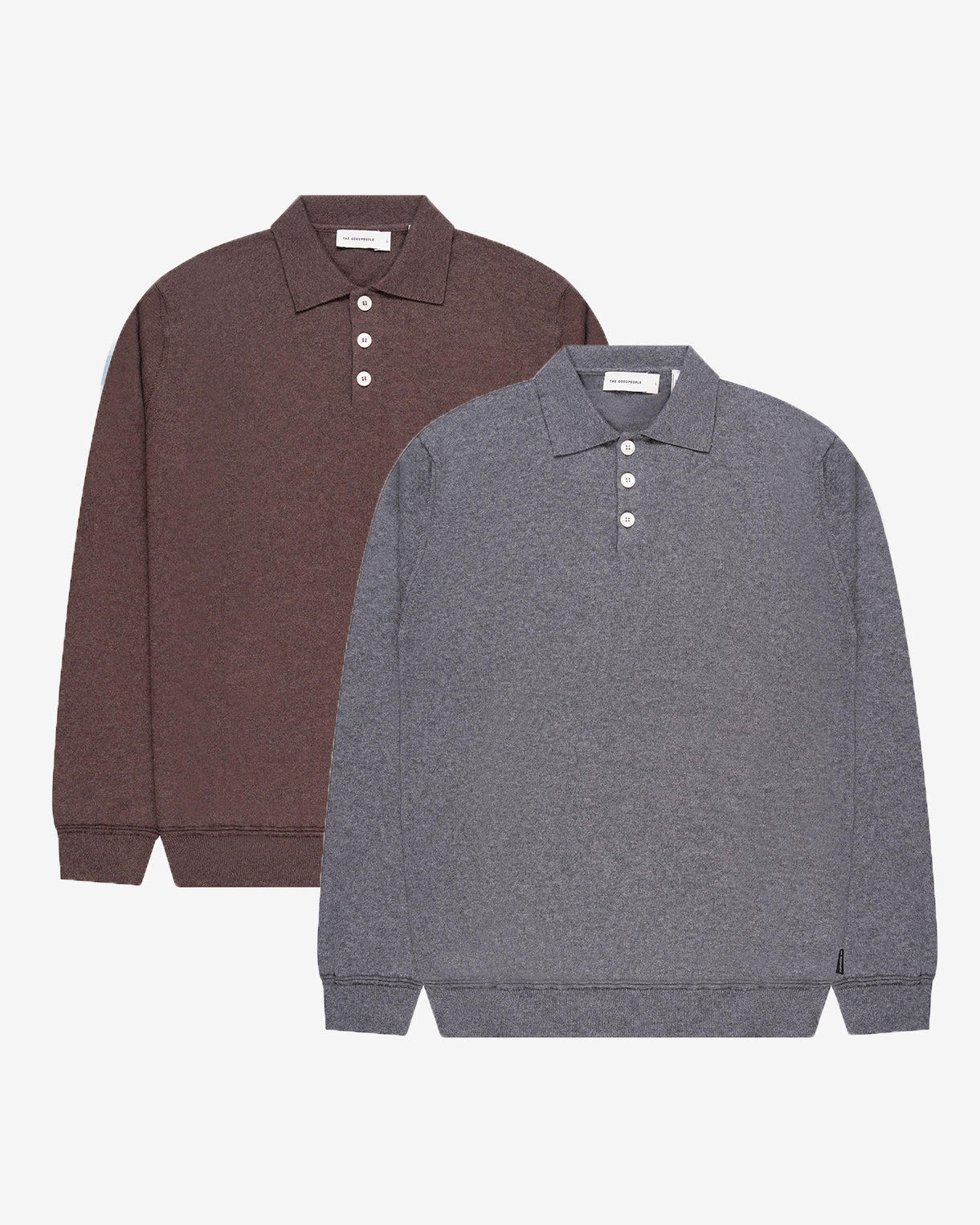 Goodpeople Kario Knitted polo maglia 2 pezzi lana