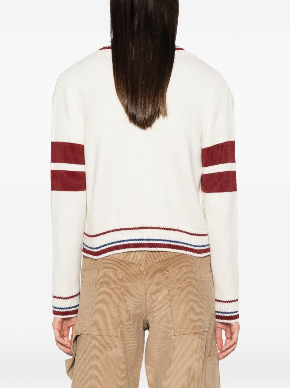 Off-White 2FE00530T Cardigan Donna Ivory
