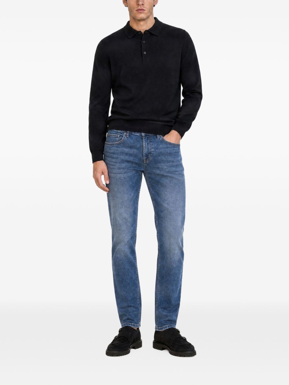 Boss 50565503 maglia nera uomo