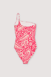 The New Society Costume Intero Donna Fucsia Monospalla