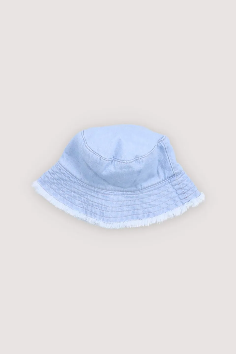 The New Society Bellis Bucket Light Denim cappello M cotone