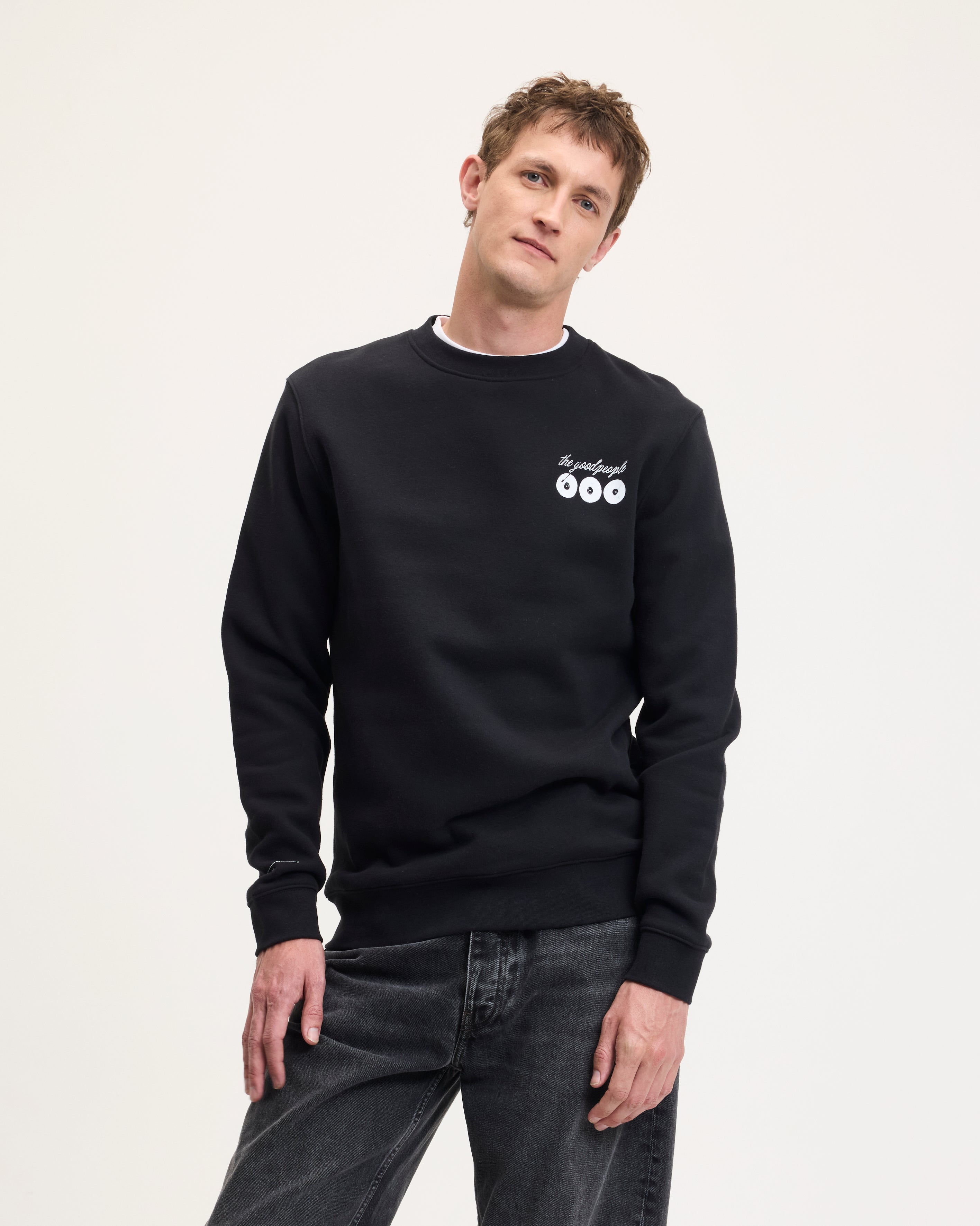 Goodpeople Laurent maglione cotone nero