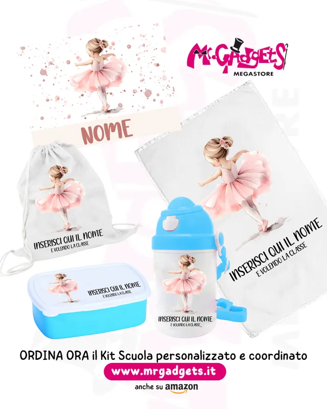 Mr. Gadgets Kit Scuola Ballerina set scuola coordinato