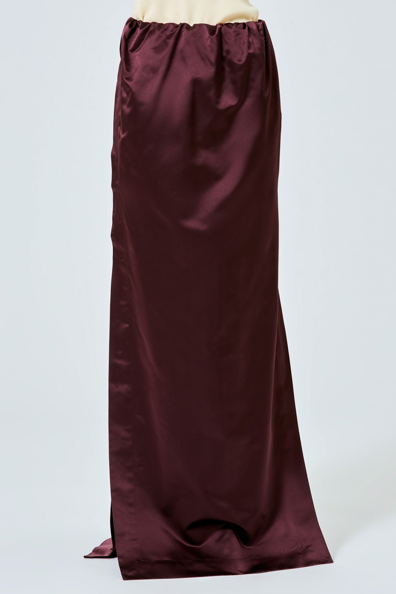 Sa Su Phi Gilda gonna lunga seta duchesse bordeaux