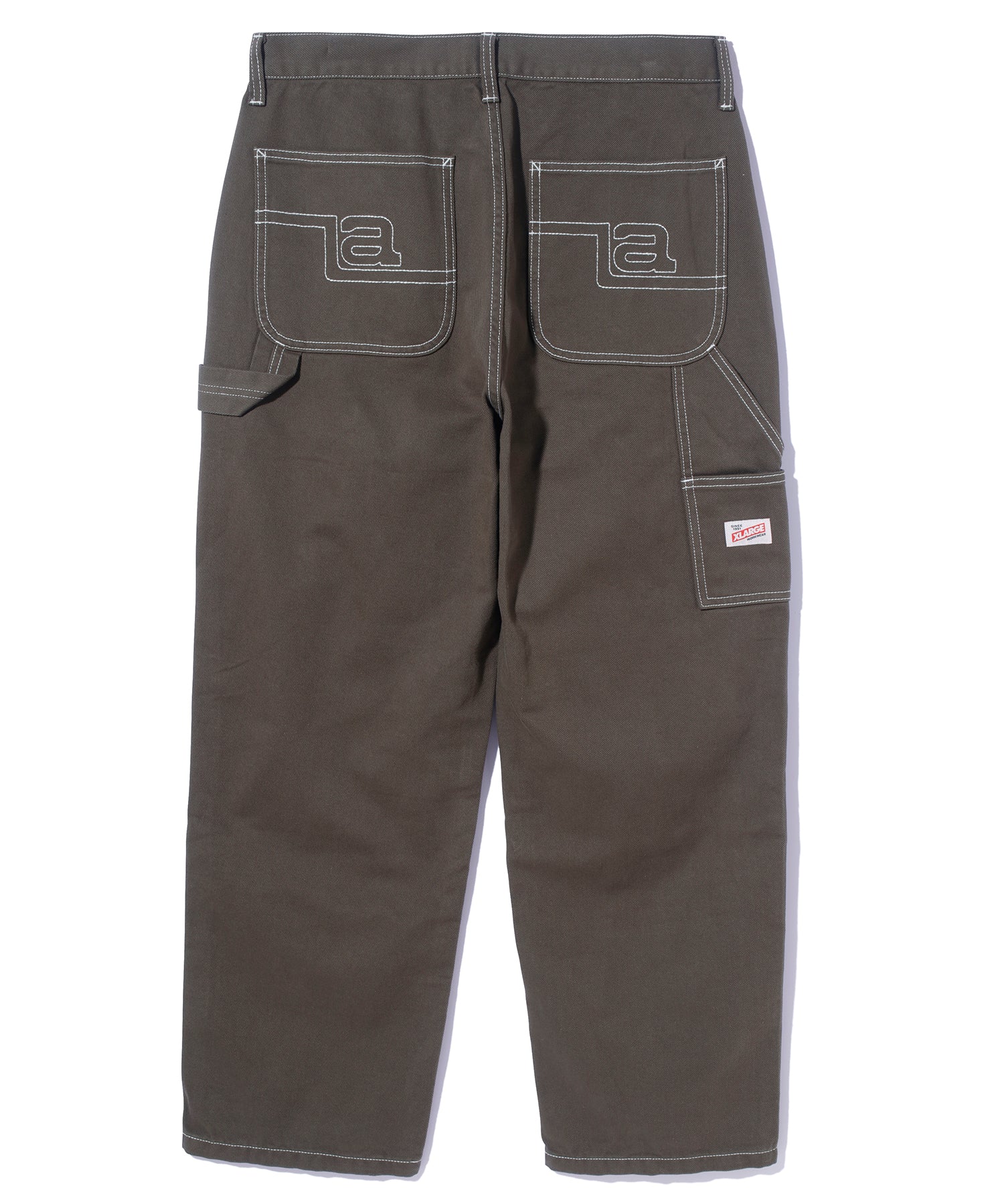 X-Large LA Stitched Painter pantaloni nero