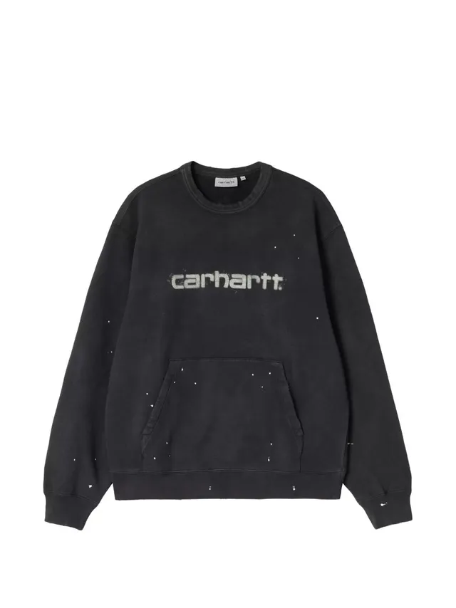 Carhartt I036899 felpa nera cotone uomo