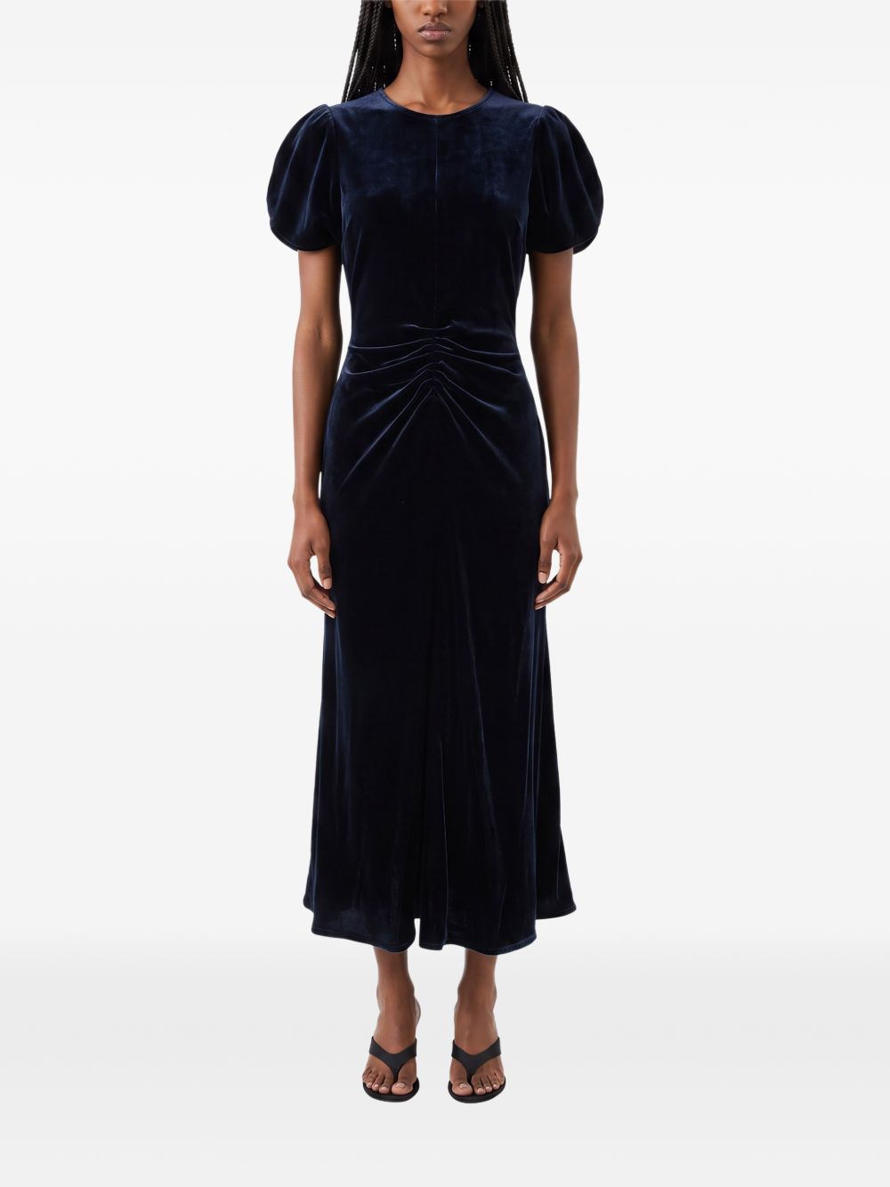 Victoria Beckham 1426WDR005227AB abito midi navy