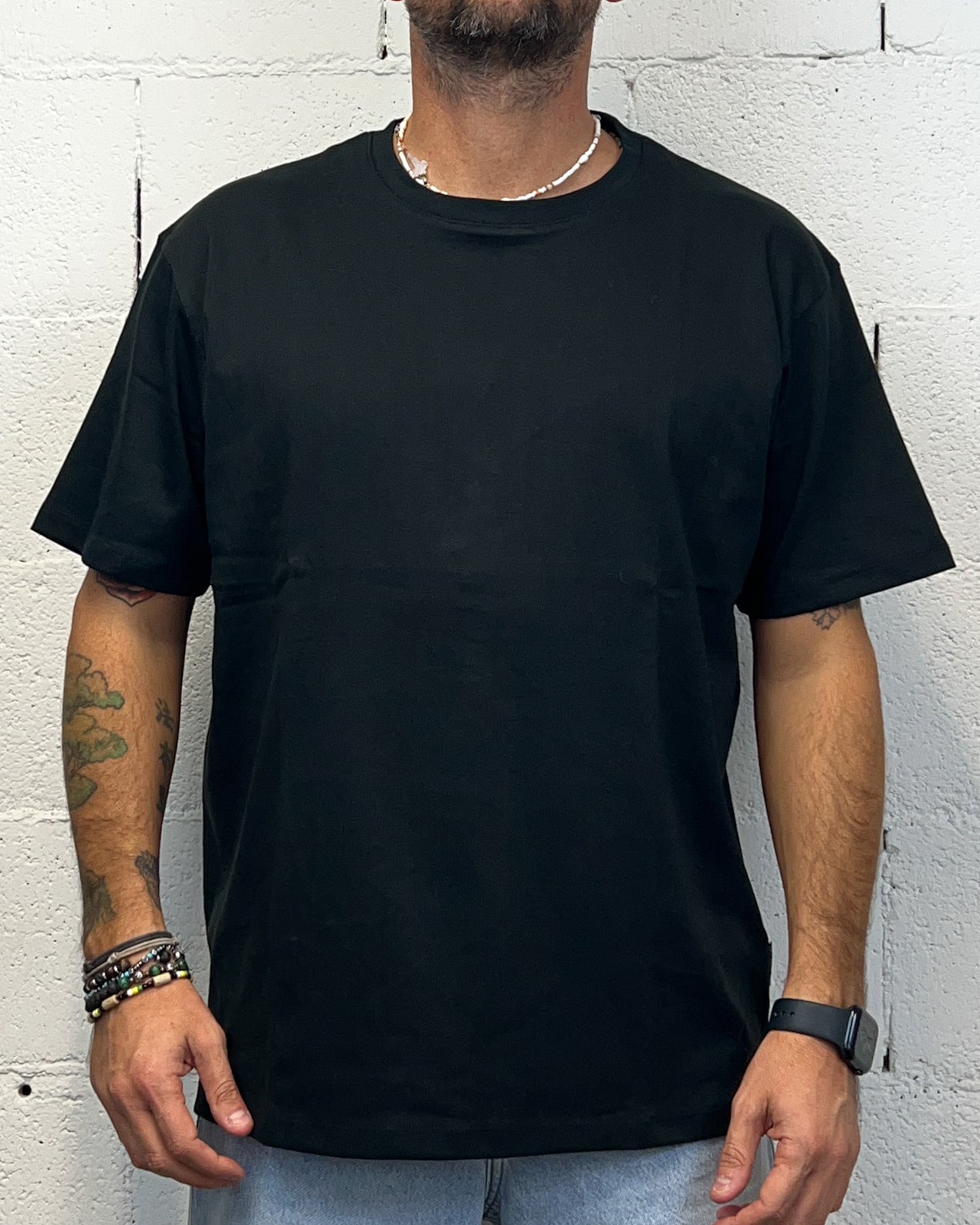 ONLYONE OVER-D T-shirt Box Fit Nera vestibilita regolare