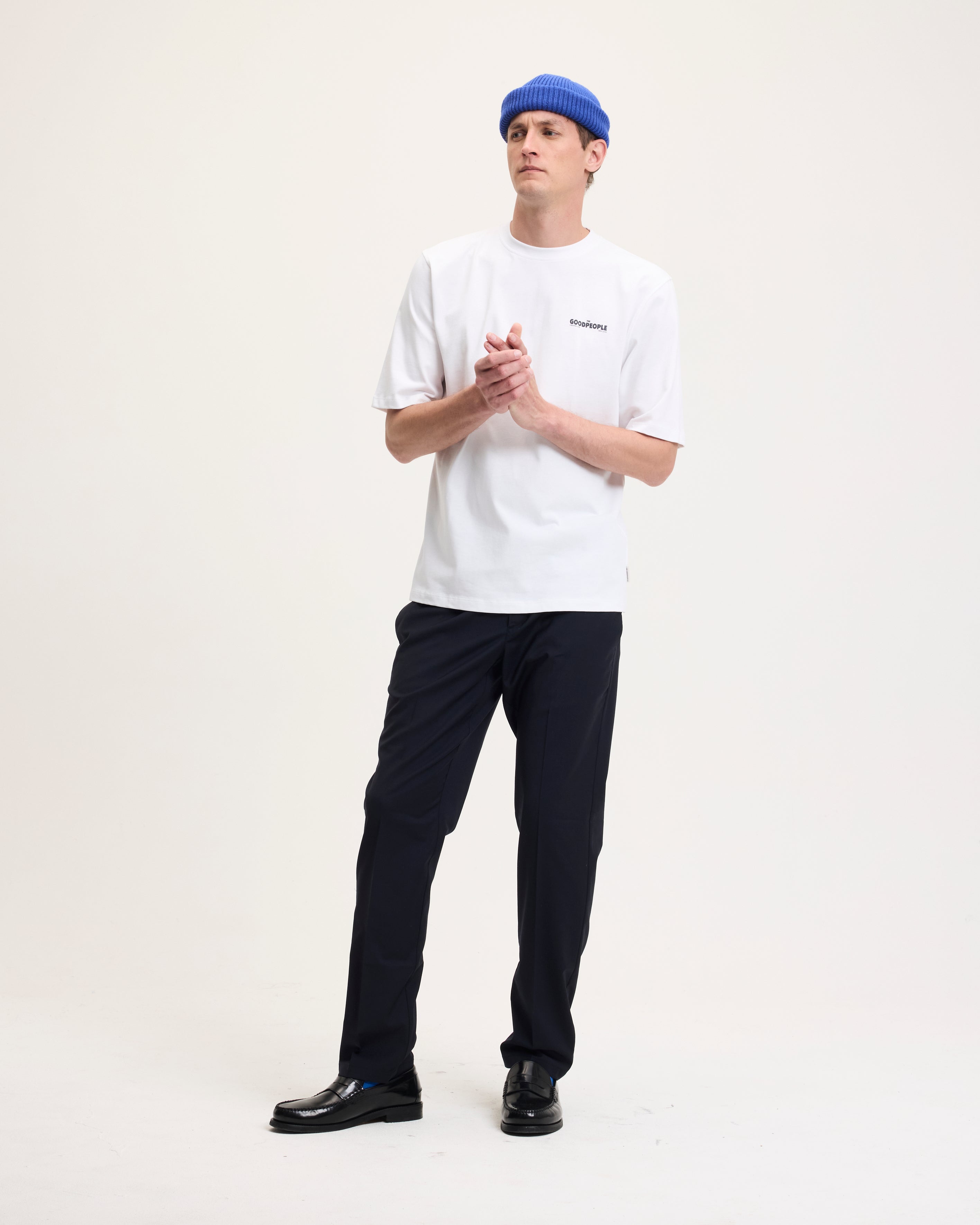 GOODPEOPLE TEX Artwork t-shirt cotone White