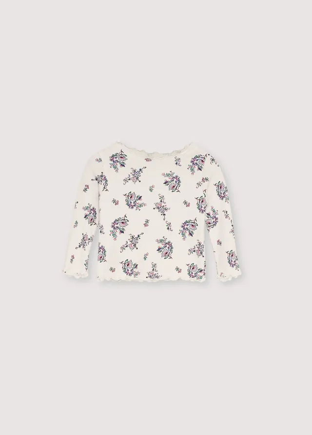 The New Society Rib T-Shirt Emma Print 6 Mesi Cotone