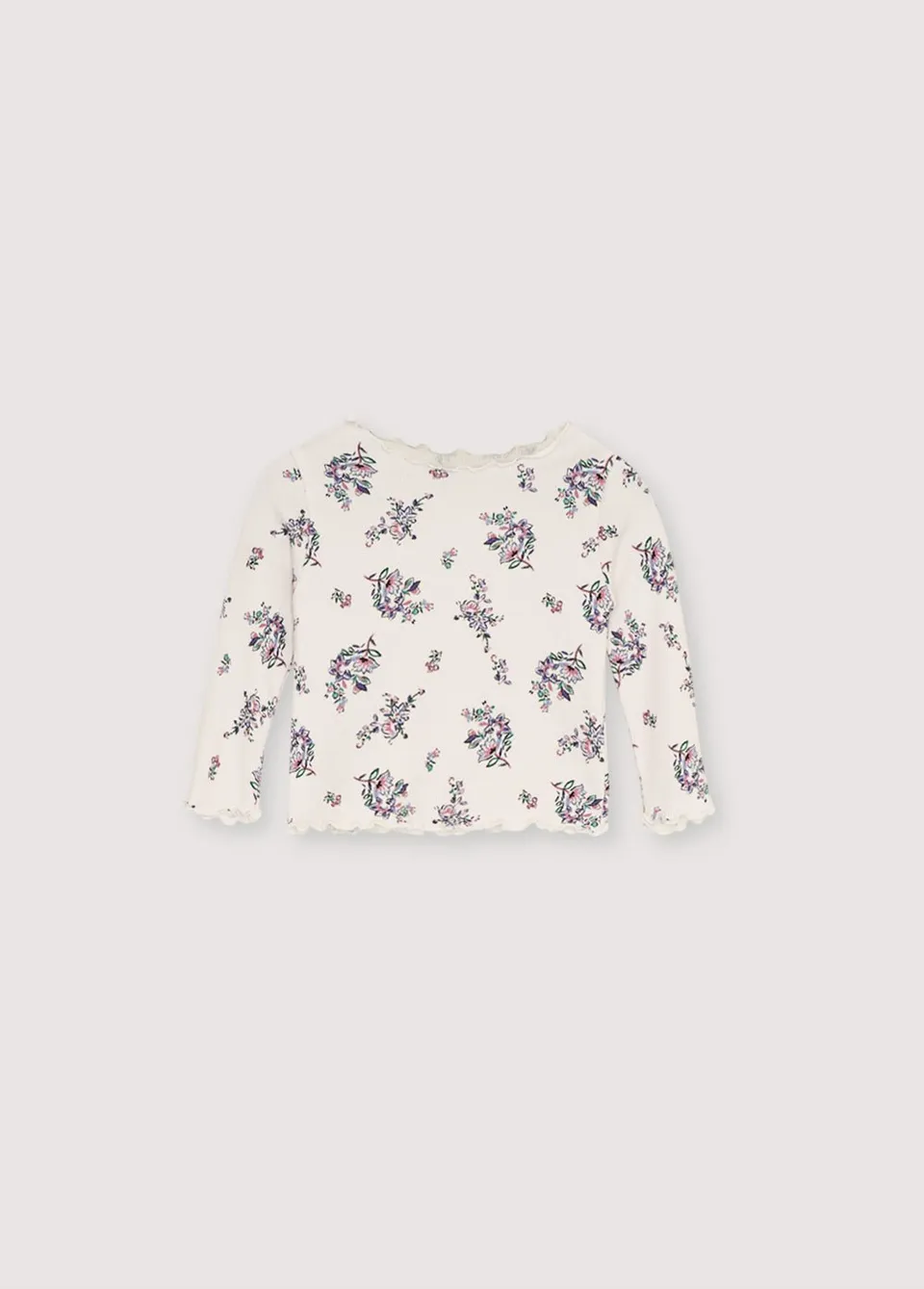 The New Society Rib T-Shirt Emma Print 6 Mesi Cotone