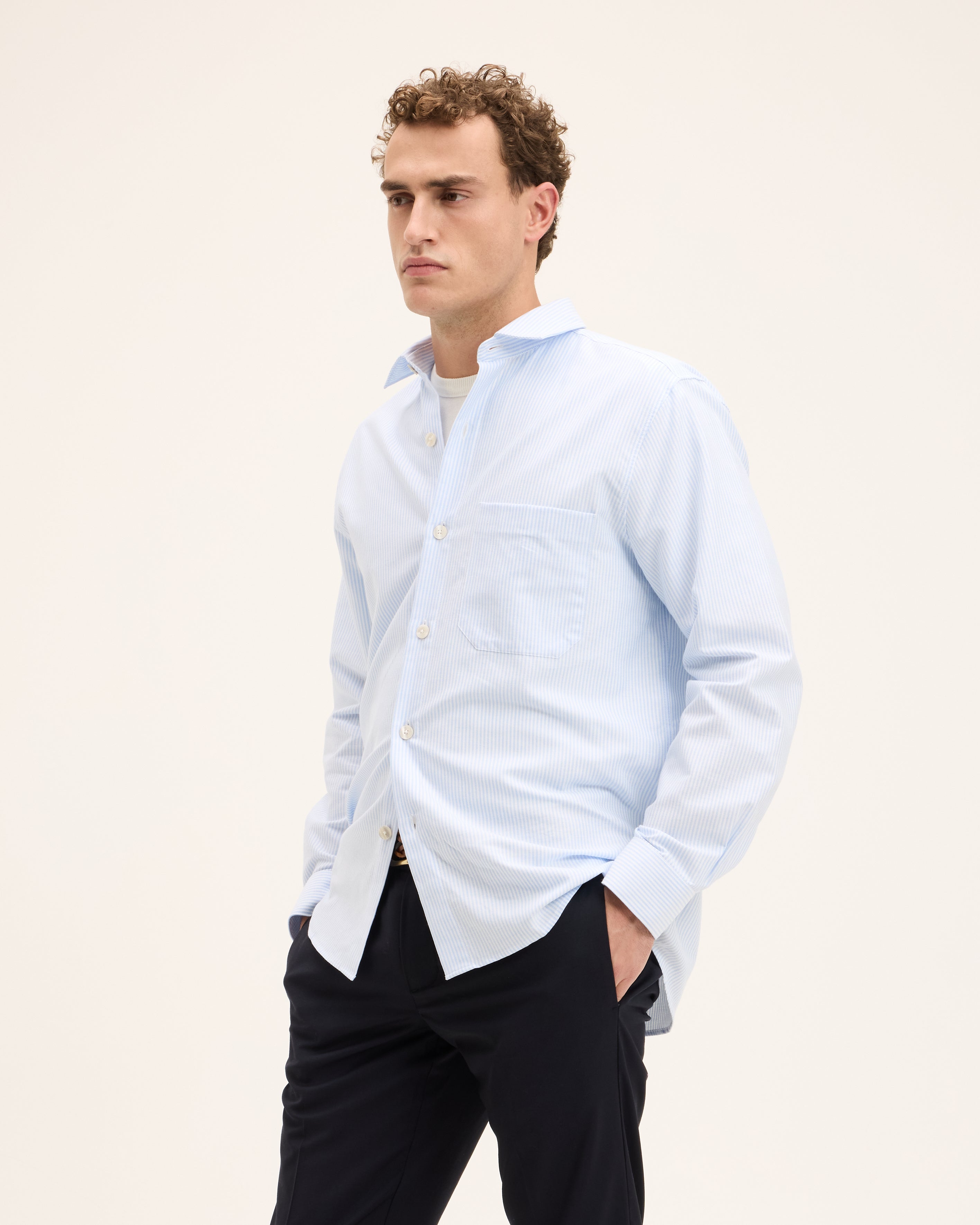 GOODPEOPLE Sox camicia oxford pacco da 2 in cotone
