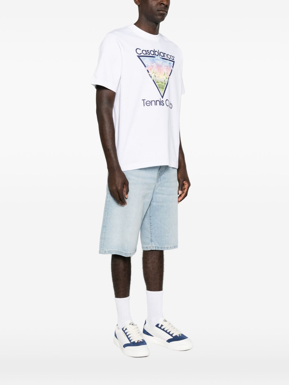 Casablanca M-AW26-JTS t-shirt uomo cotone