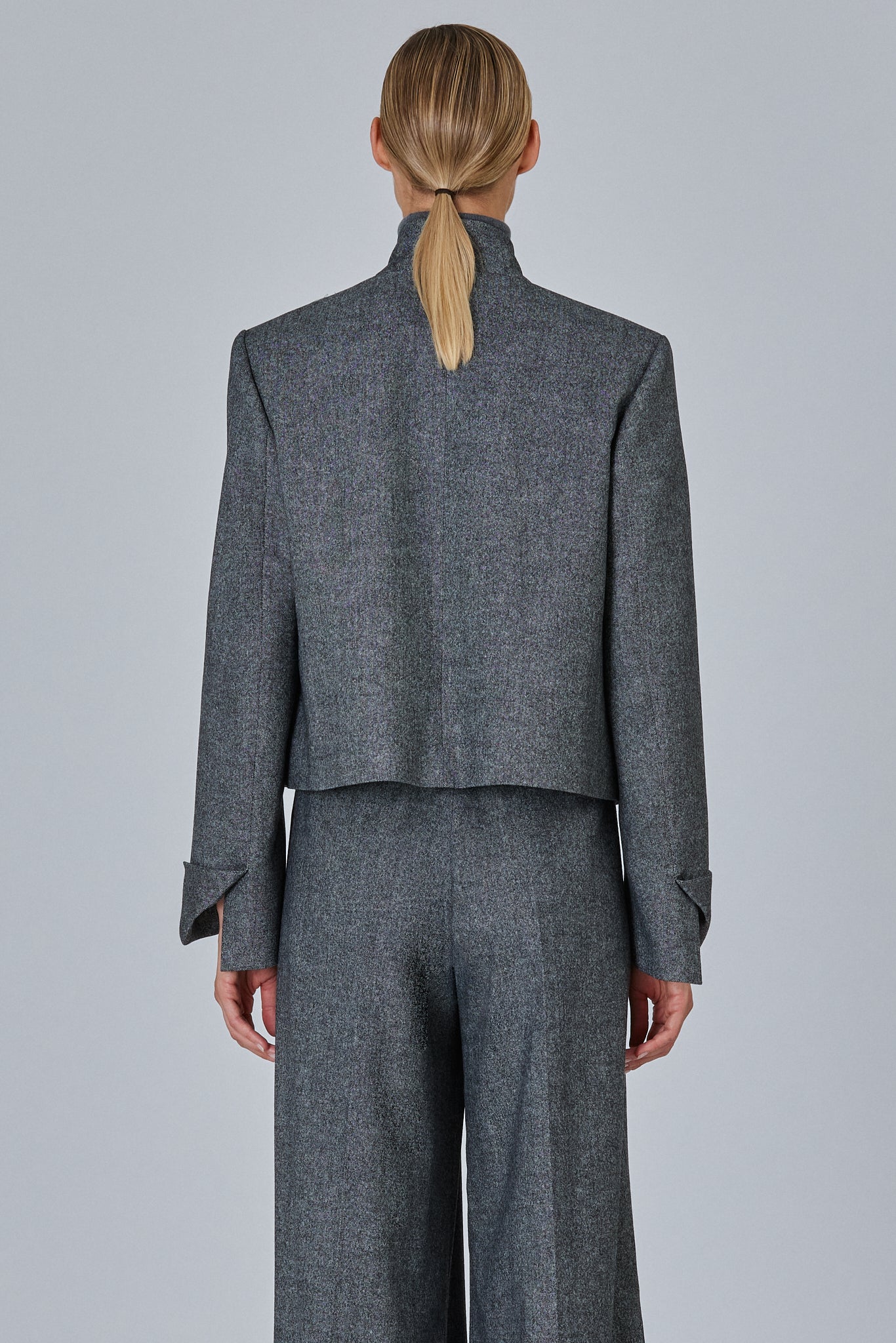 Sa Su Phi Lauren giacca cropped flanella cashmere