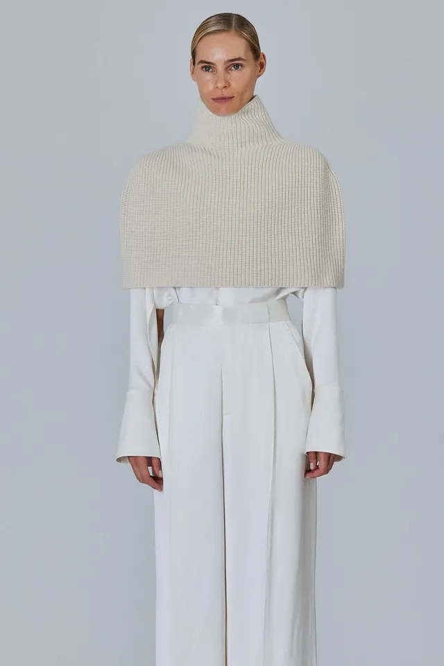 Sa Su Phi Mini Cape mantella cashmere taglia unica