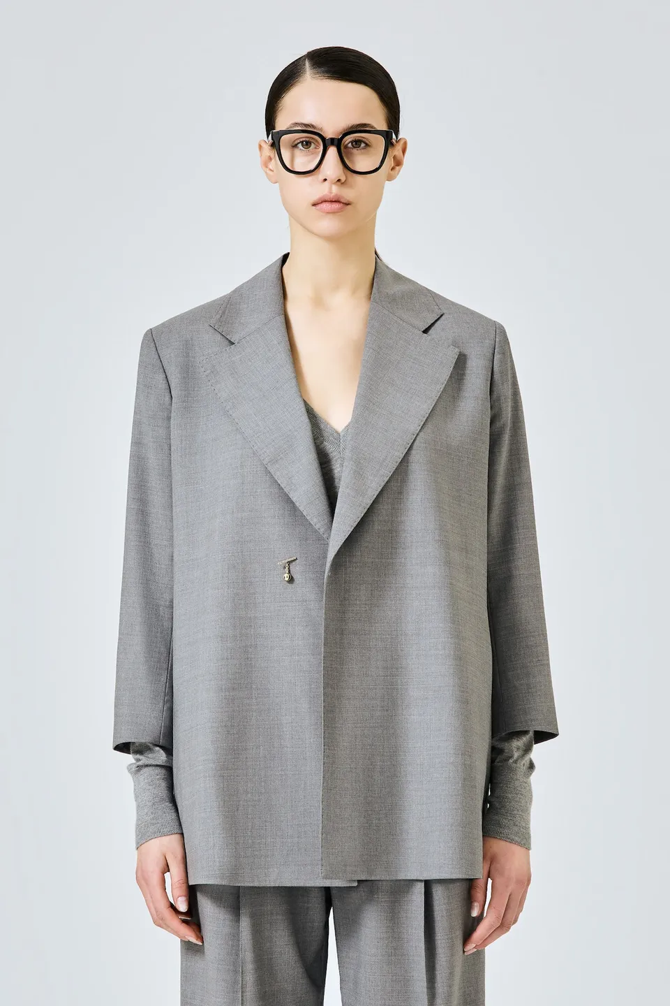 Sa Su Phi Boxy Benni blazer lana grigio