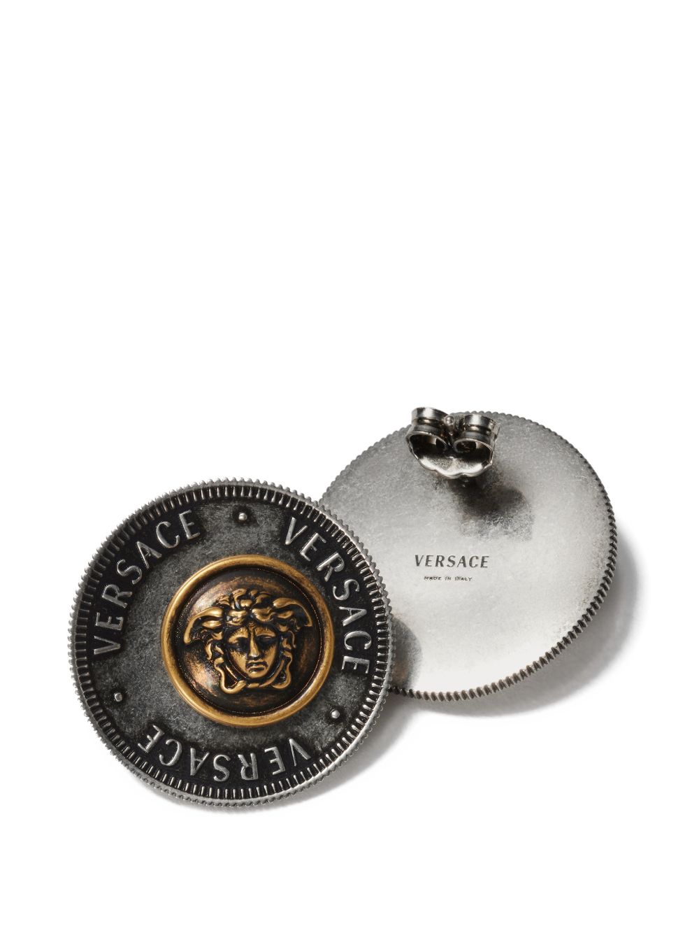 Versace 1026116 bijoux palladium taglia unica eleganza iconica
