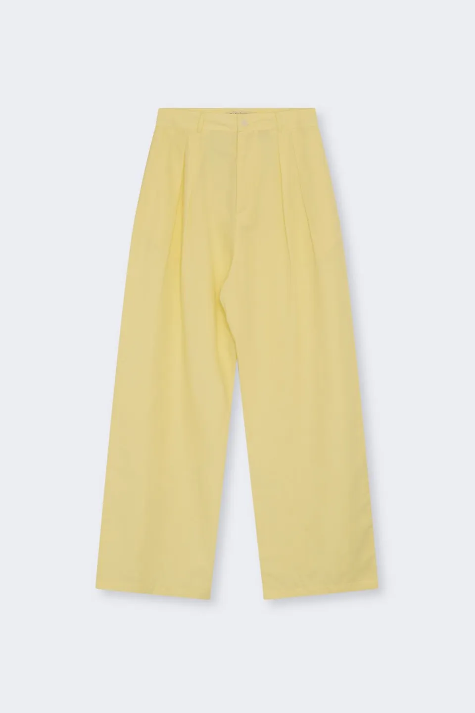 The New Society Amaryllis pantalone donna lino giallo