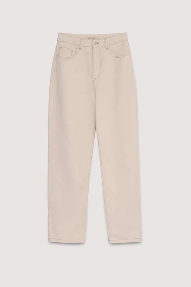 The New Society TNS Denim jeans donna regular ecru