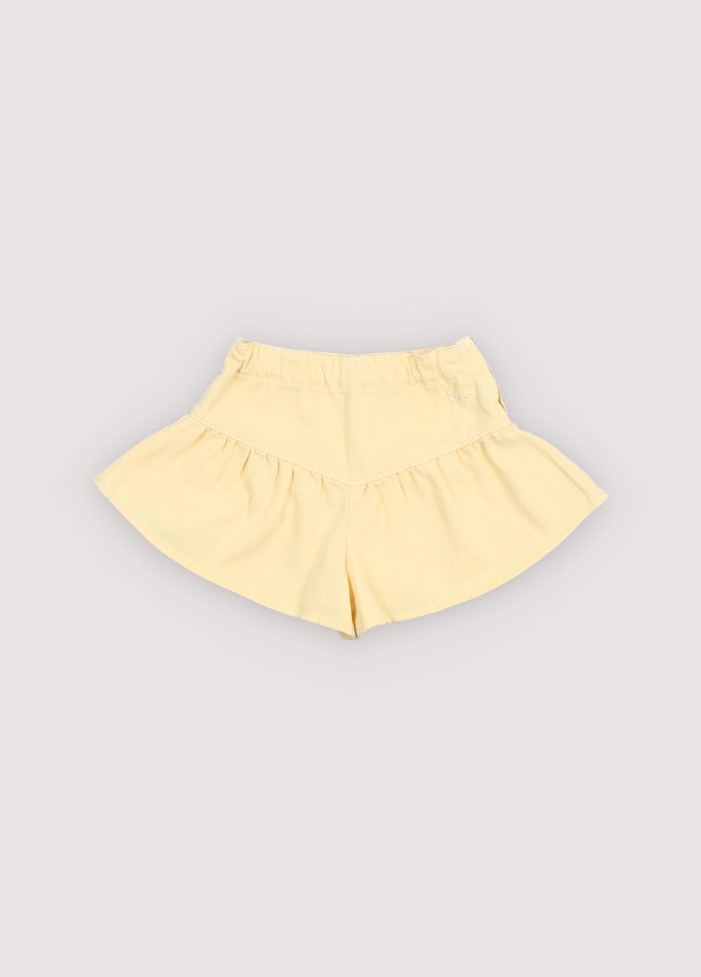 The New Society Bellis shorts Soft Lemon cotone bambina