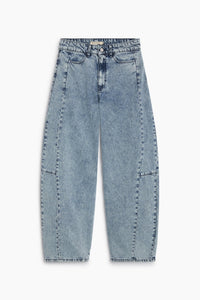 The New Society TNS Denim Curved Trouser jeans donna curvi blu