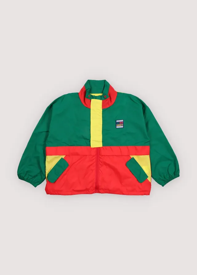 The New Society Pansy Jacket giacca bambina color block 6 anni
