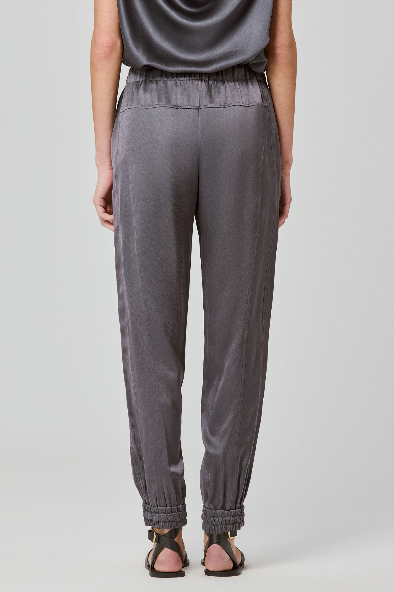 Sa Su Phi Valentina joggers double satin cemento