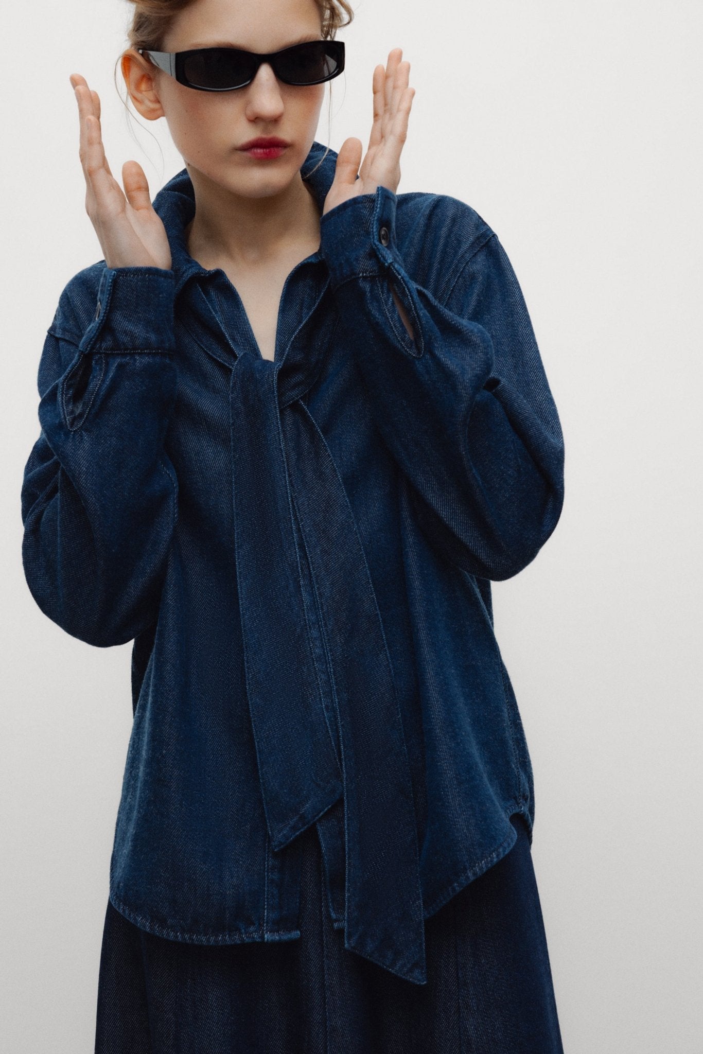 The New Society TNS Tencel camicia donna in tencel denim