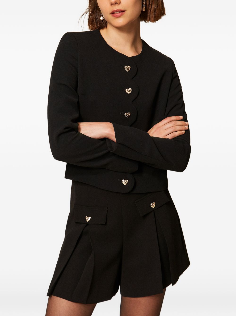 Twinset 262TP2042 pantaloni corti nero donna