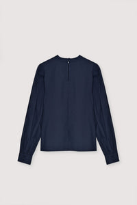 The New Society Nara camicia donna Infinite Navy cotone