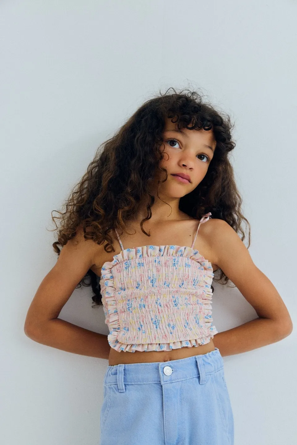 THE NEW SOCIETY Sabina top bambina smock fantasia