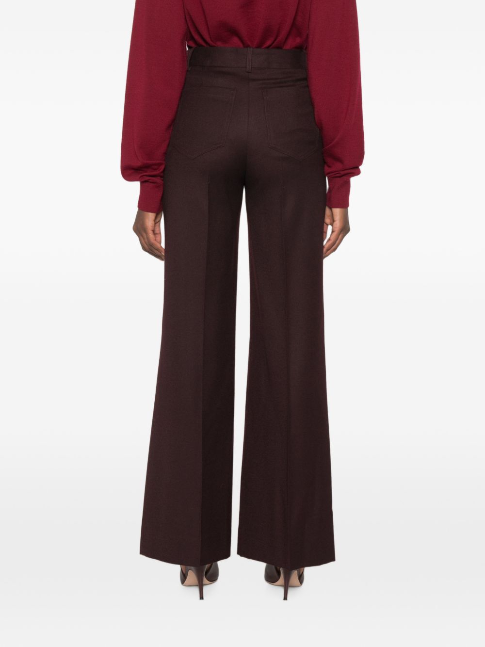 Victoria Beckham 1226WTR005115S pantaloni acai