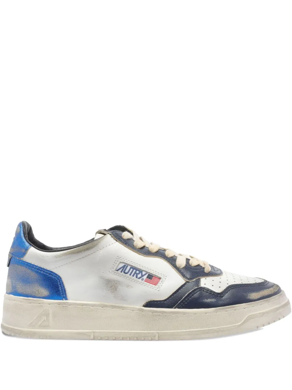 Autry AVLM sneakers bianche pelle uomo effetto vissuto