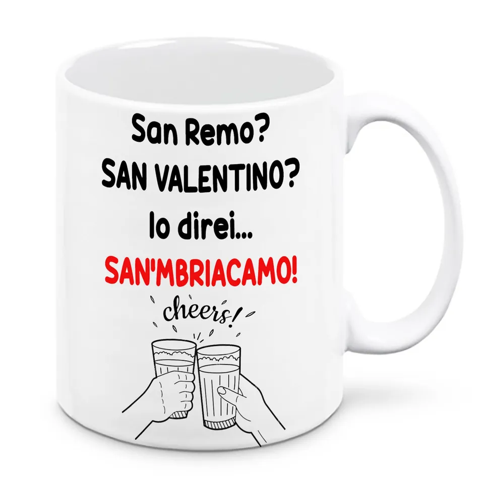 Mr. Gadgets San'mbriacamo tazza San Valentino microonde
