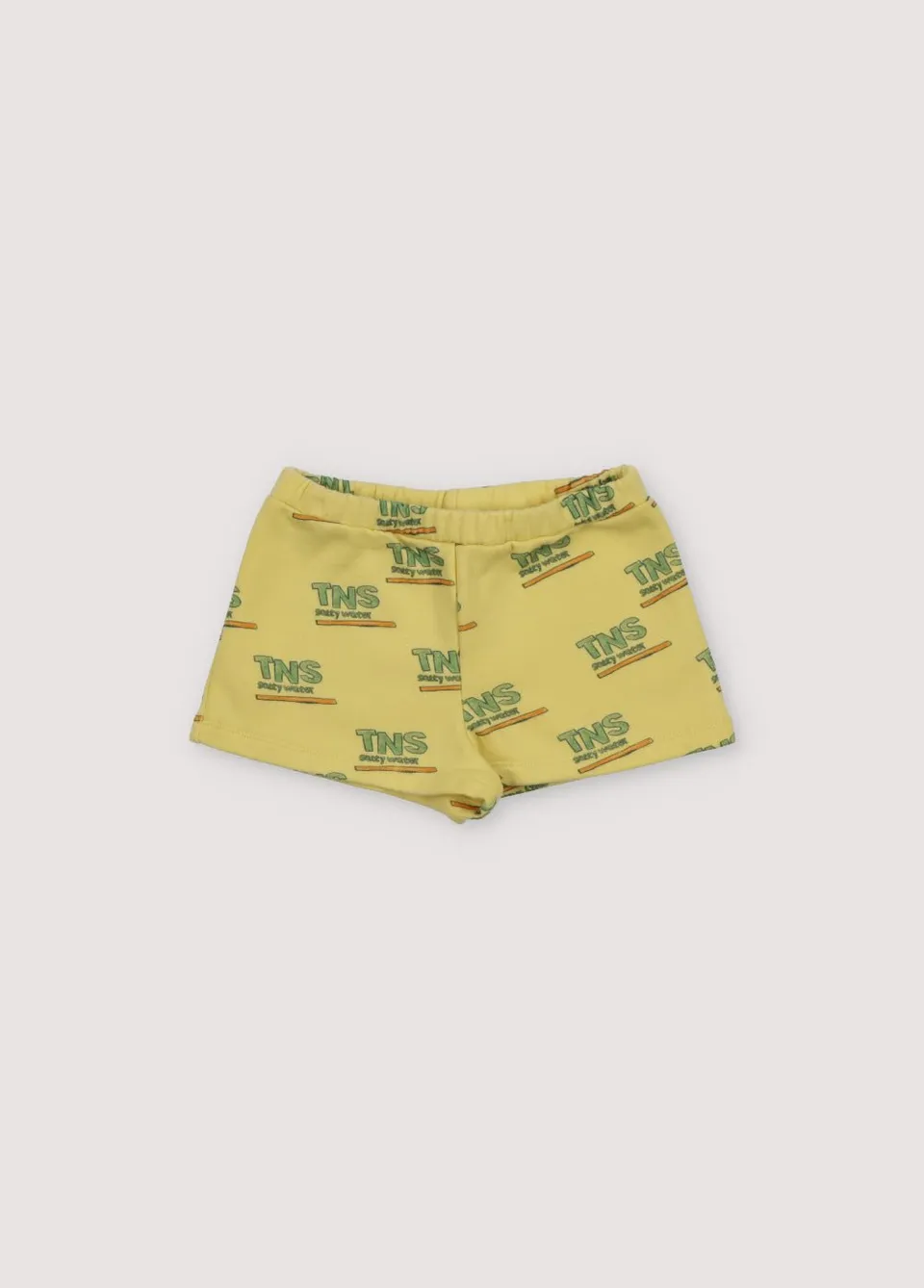 The New Society Thasos pantaloncini neonato gialli cotone