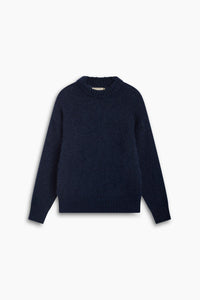 The New Society Cozy maglione mohair Black Iris