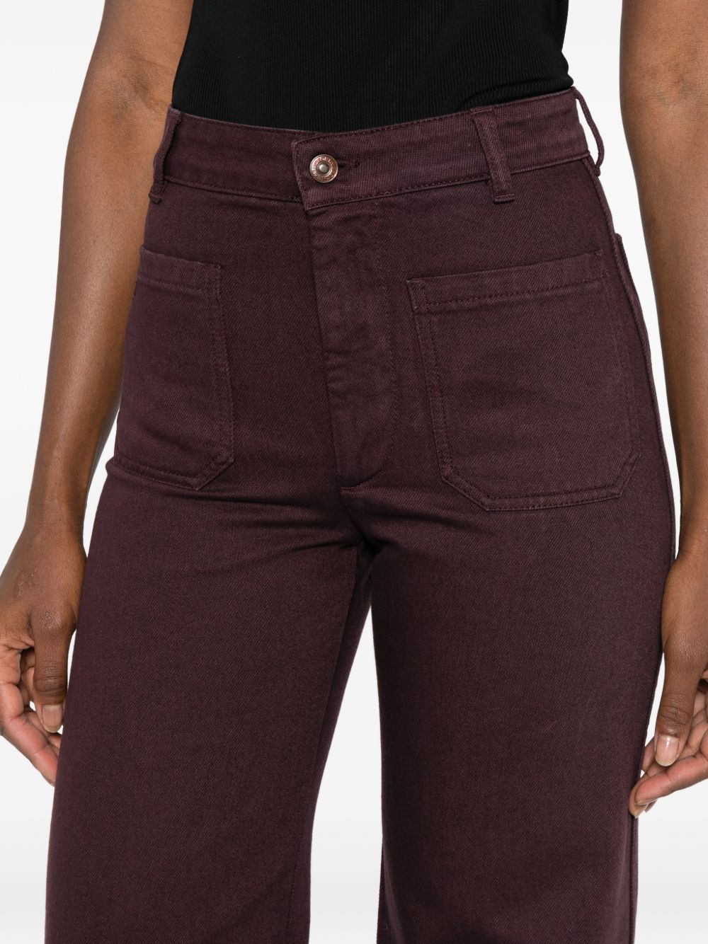 Victoria Beckham 1326DJE007252P t-shirt acai