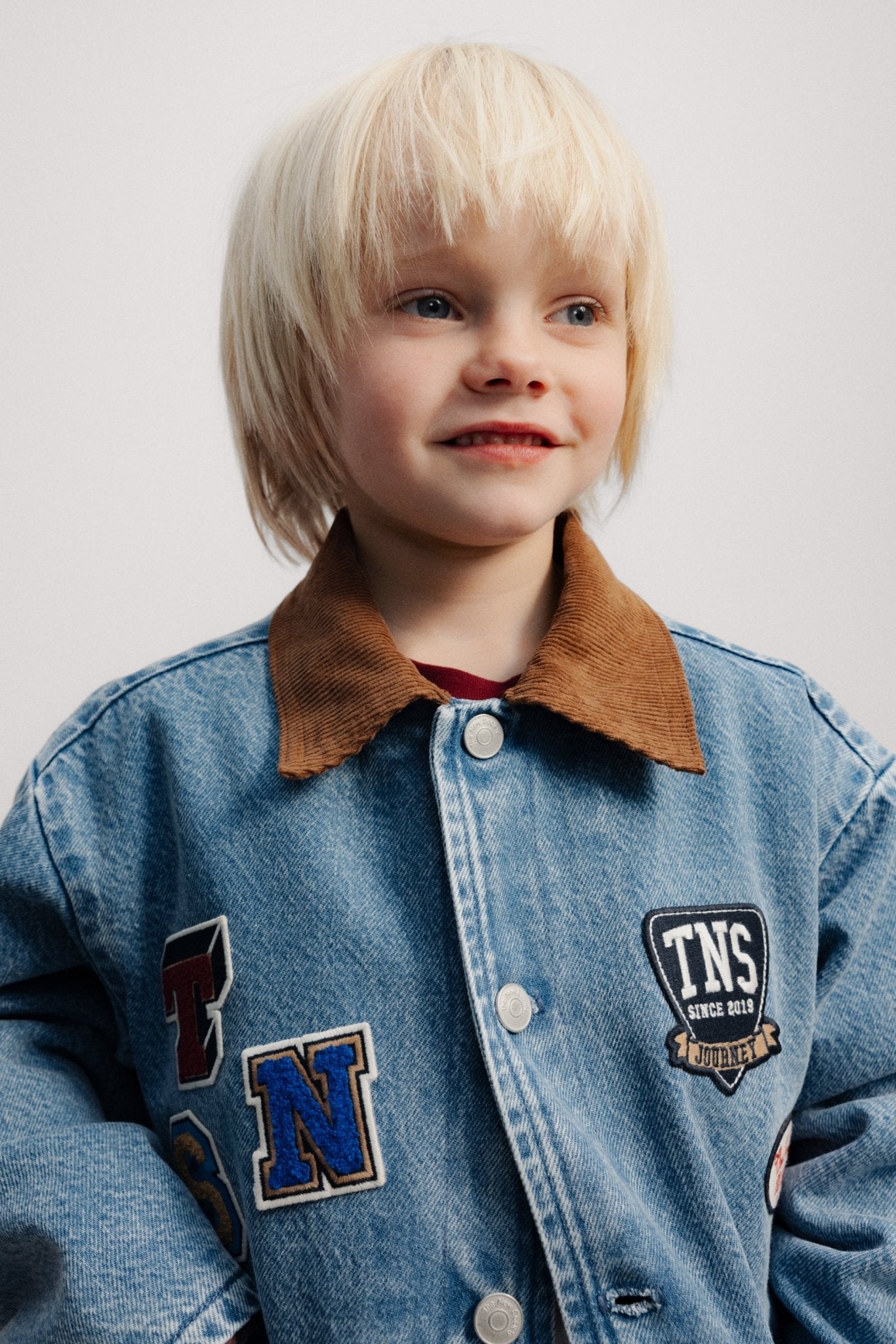 THE NEW SOCIETY Ridge Jacket giacca denim trapuntata