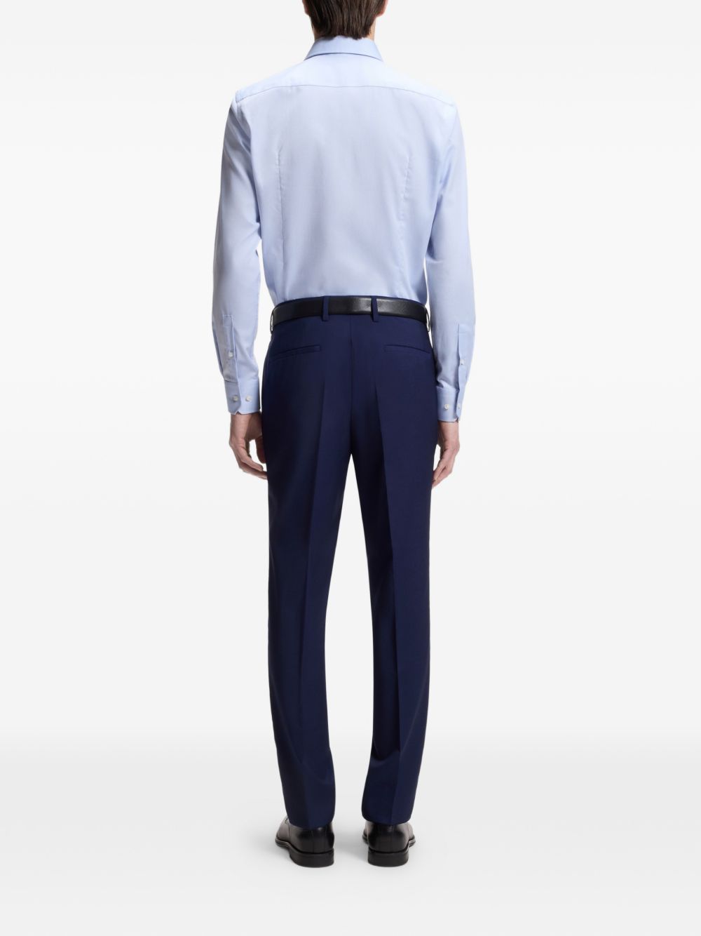Boss 50567316 camicia azzurra collo uomo