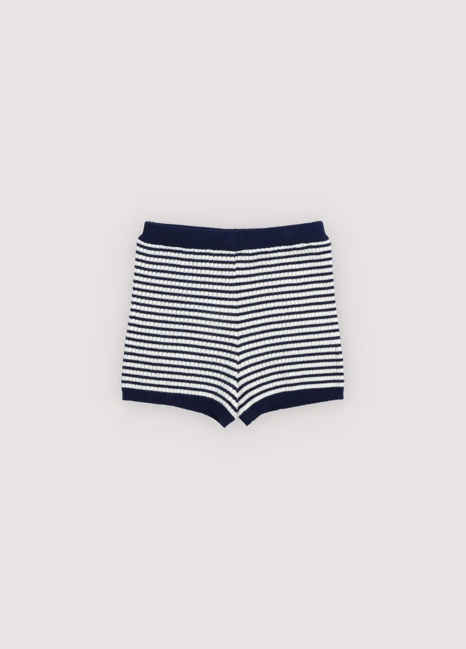 The New Society Azalea shorts bimbo Midnight righe cotone