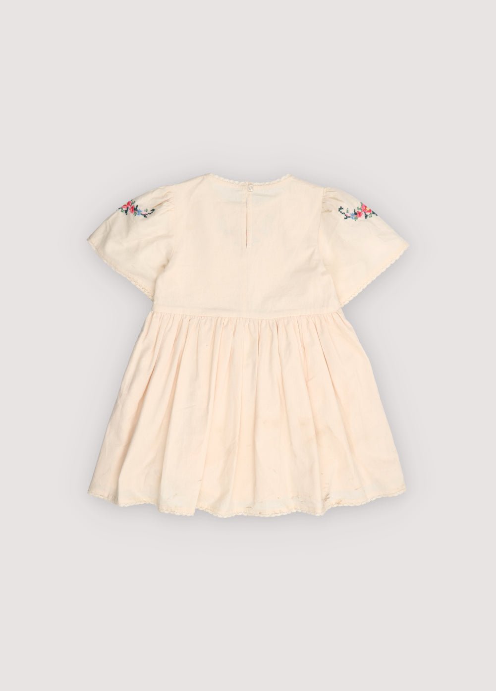 The New Society Narcise Vestito Bambina Ecru 6 Anni Cotone