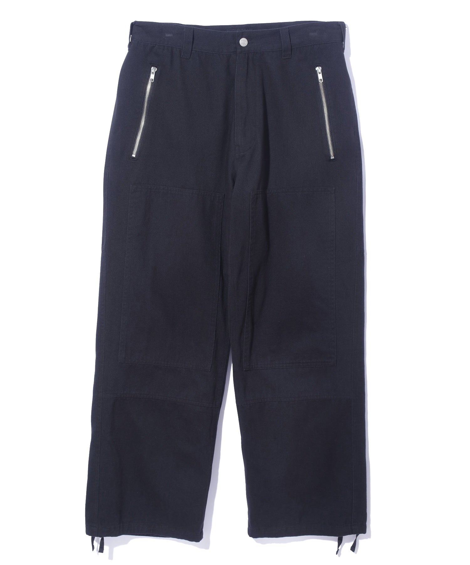 X-Large Zip Flight pantaloni cargo neri cotone