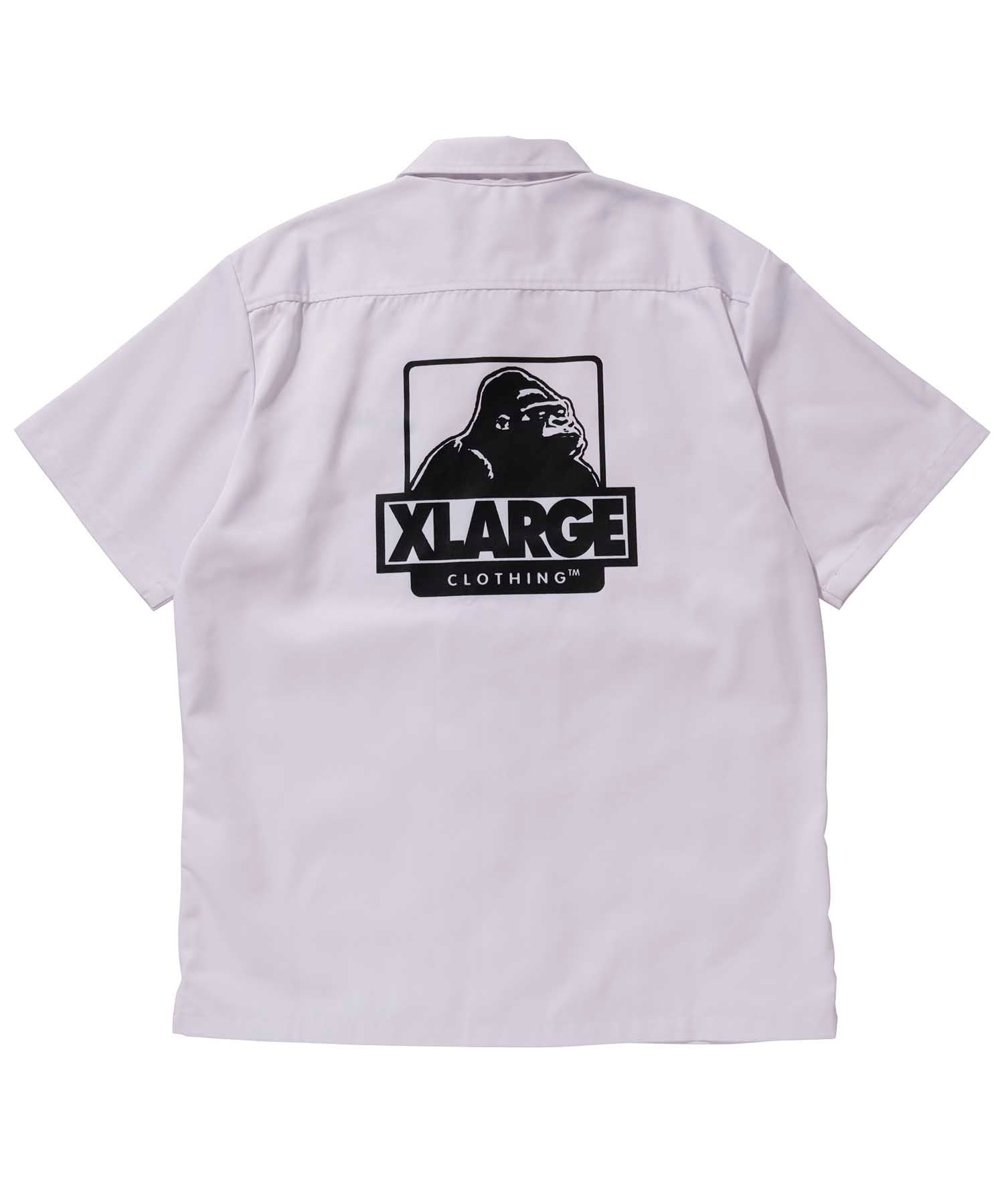 X-Large S/S OG Work Shirt camicia bianca elasticizzata