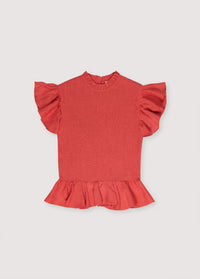 The New Society Katerina Blusa Donna Chili Jacquard